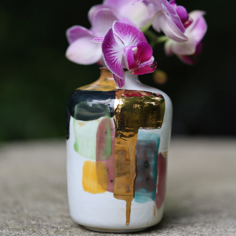 I-003 | AKIO MOMOTA Irodori small vase 320 ml