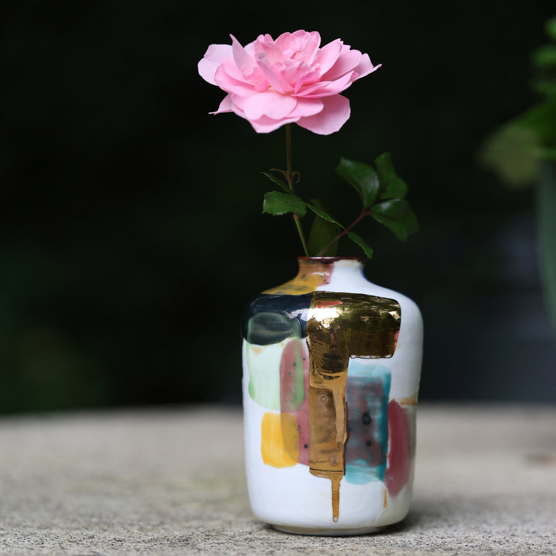 I-003 | AKIO MOMOTA Irodori small vase 320 ml